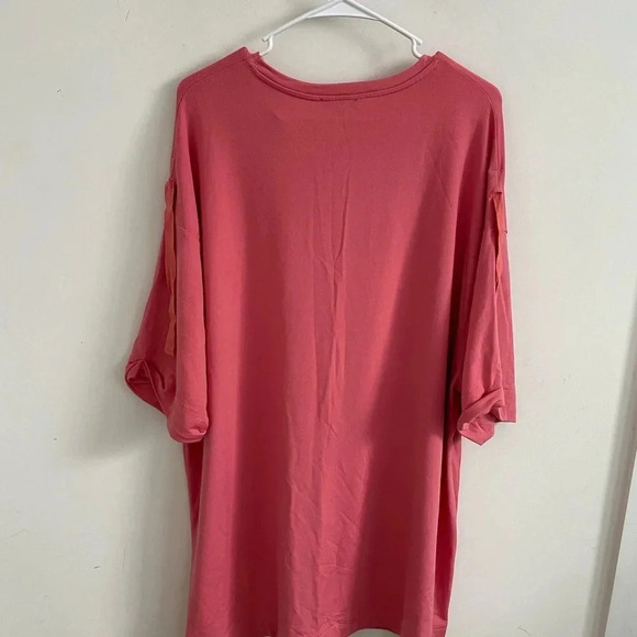 ZARA SHIFT DUST PINK DRESS  SCOOP NECK L - Picture 4 of 7